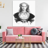 Anne of Cleves Canvas Afdruk (Insitu (Woonkamer))