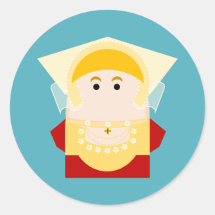 Anne of Cleves Ronde Sticker