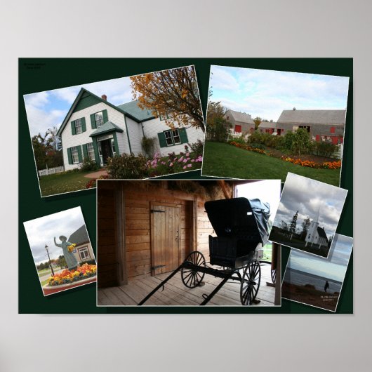 Anne of Green Gables, affiche de collage ! (Devant)