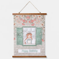 Anne of Green Gables Birthday Hanging Tapestry