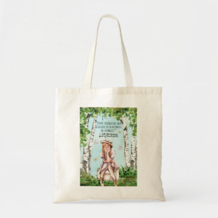 Anne of Green Gables Friends Quote Canvas tas