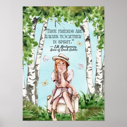 Anne of Green Gables Quote Classroom Poster (Voorkant)