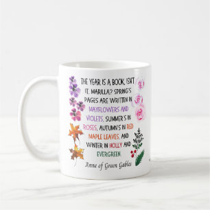 Anne of Green Gables Quote Colorful Hand-Drawn Koffiemok
