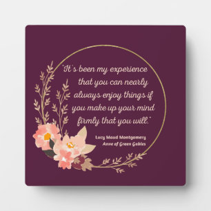 Anne of Green Gables Quote I - Schattigee stijl Fotoplaat