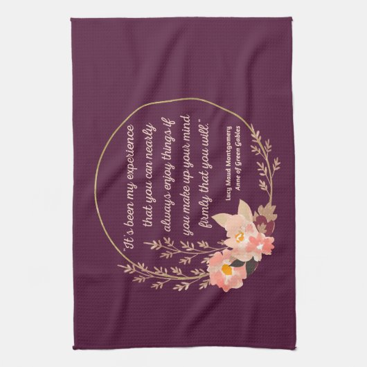 Anne of Green Gables Quote I - Schattigee stijl Theedoek (Verticaal)