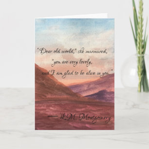 Anne of Green Gables Quote Kaart