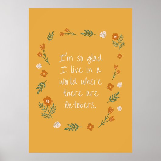 Anne of Green Gables Quote Poster (Voorkant)