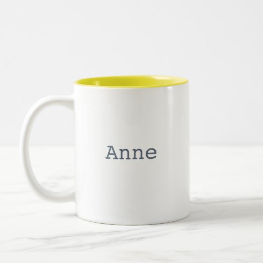 Anne of Green Gables Quote Tweekleurige Koffiemok (Links)