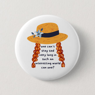 Anne of Green Gables Shirley Book Quote Ronde Button 5,7 Cm