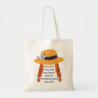 Anne of Green Gables Shirley Book Quote Tote Bag