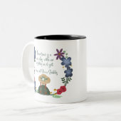 Anne of Green Gables Tweekleurige Koffiemok (Voorkant links)