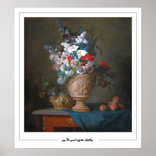 Anne Vallayer-Coster Zedign Art Poster #5 (Voorkant)