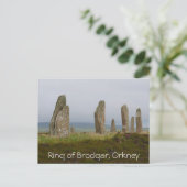 Anneau de carte postale Brodgar (Debout devant)