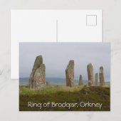 Anneau de carte postale Brodgar (Devant / Derrière)