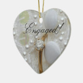 Anneau de diamant ornement Fiançailles faire-part (Gauche)