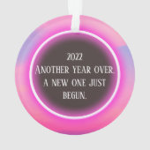 Anneau de Noël rose (dos)