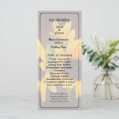 Anneau du programme de mariage des tournesols (Debout devant)