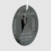 Anneau photo de Noël Marié moderne (devant)