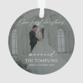 Anneau photo de Noël Marié moderne (dos)