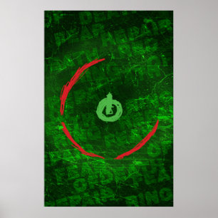Anneau Rouge De La Mort Poster - Joueur Jeux Vidéo