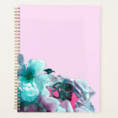 Anneaux avec pétales de rose blanche (Devant)