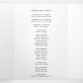 Anneaux d'argent moderne programme de mariage plié (Intérieur au milieu)