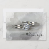 Anneaux de Mariage de diamant sur invitation de ma (Devant)