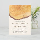 Anneaux de Woodland| Invitations de mariage (Debout devant)