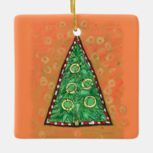 Anneaux d'or ornement de Noël