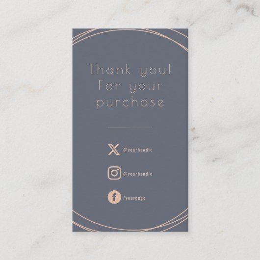 Anneaux rustiques, insérer la carte pour les comma (Devant)