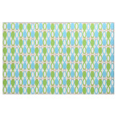 Anneaux tissu bleu et vert de | (Fat Quarter)