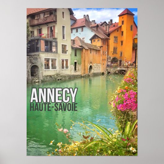 Annecy - Affiche Haute-Savoie (Devant)