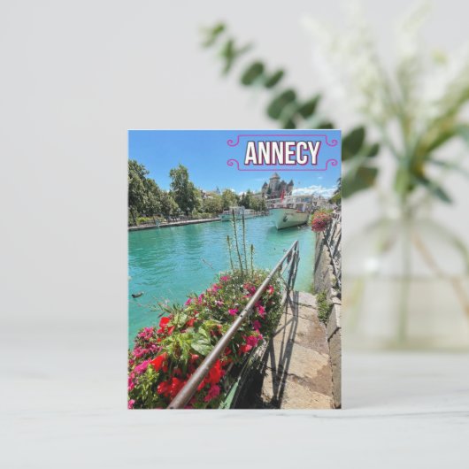 Annecy - Carte postale (Debout devant)