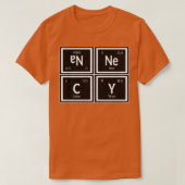 Annecy City Tabel van Elementen T-shirt (Design voorkant)