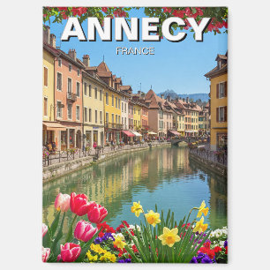 Annecy France Bloemen Reizen Magneet