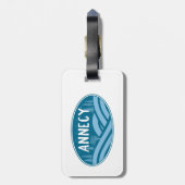 Annecy Frankrijk Buiten Bagagelabel (Achterkant verticaal)