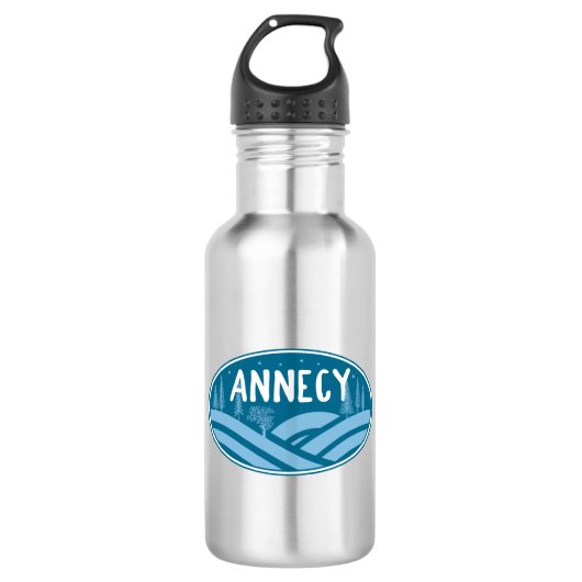 Annecy Frankrijk Buiten Waterfles (Voorkant)