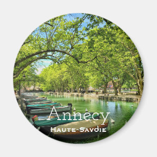 Annecy, Haute-Savoie Round Magnet Magneet