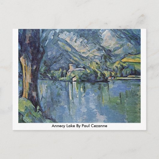 Annecy Lake van Paul Cezanne Briefkaart (Voorkant)