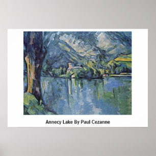 Annecy Lake van Paul Cezanne Poster
