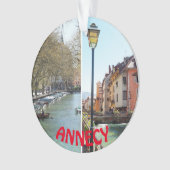 Annecy Pictorial Christmas Ornament (devant)