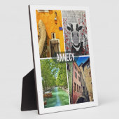 Annecy Plaque met Easel Fotoplaat (Zijkant)