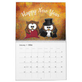 Année 2024 du calendrier des chouettes (Jan 2026)