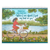 Année 2024 Texte Ps 56:3 Calendrier (Protection)