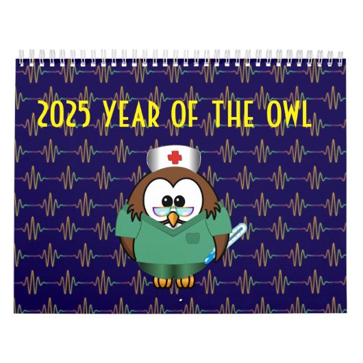 Année 2025 du calendrier des chouettes (Protection)