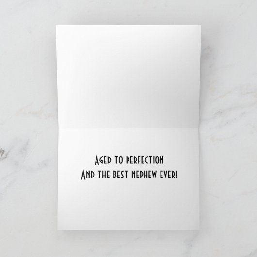 ANNÉE À PARFAITE **NEPHEW** CLASSIQUE POUR CARTE S (Intérieur)