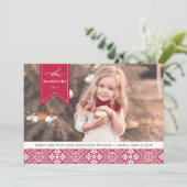 Année bannière | Carte photo de vacances (Debout devant)