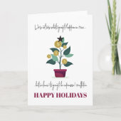 Année Cher Funny Sarcastique Carte de Noël (Devant)