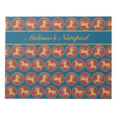 Année Chic personnalisée du Bloc-notes ou du Jotte (Devant)