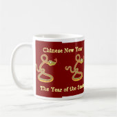 Année chinoise de la Mug de café serpent (Gauche)